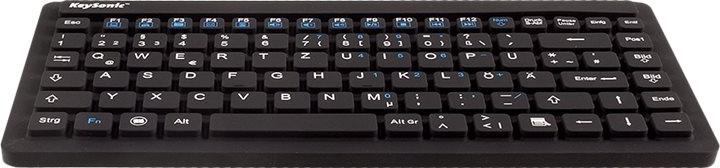 Image du produit KeySonic KSK-3230" (US) Clavier USB Noir Membrane en silicone, étanche (IPX7) (US, Filaire)