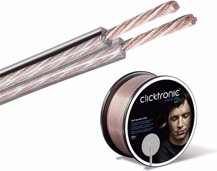 Produktbild clicktronic Dual Lautsprecherkabel (20 m, 2.50 mm²)