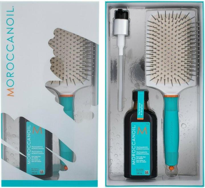 Produktbild Moroccanoil Treatment + Paddle Brush Duo (100 ml)