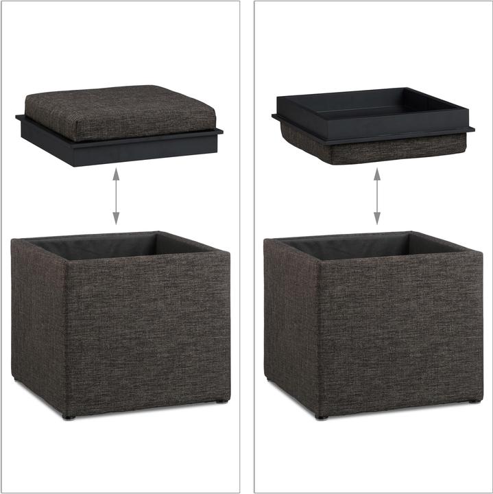 Immagine prodotto Relaxdays Pouf con 2 cassetti