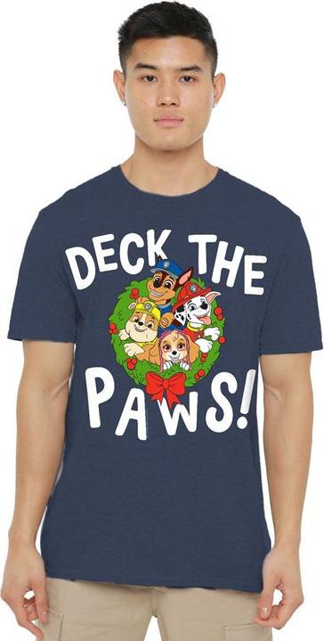 Immagine prodotto Paw Patrol Deck The Paws Maglietta Natale Adulto Unisex (XL)