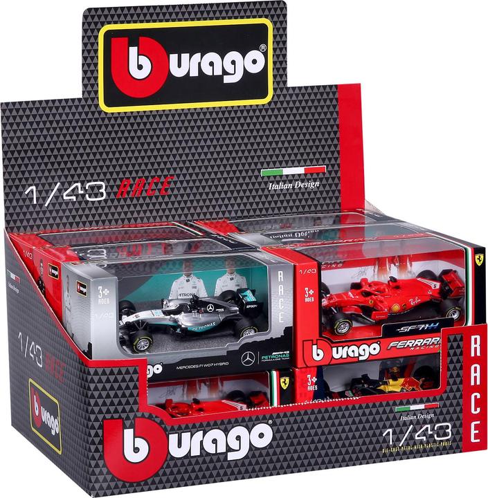 Actual product image Burago VEH F1 1/43EME ASS5