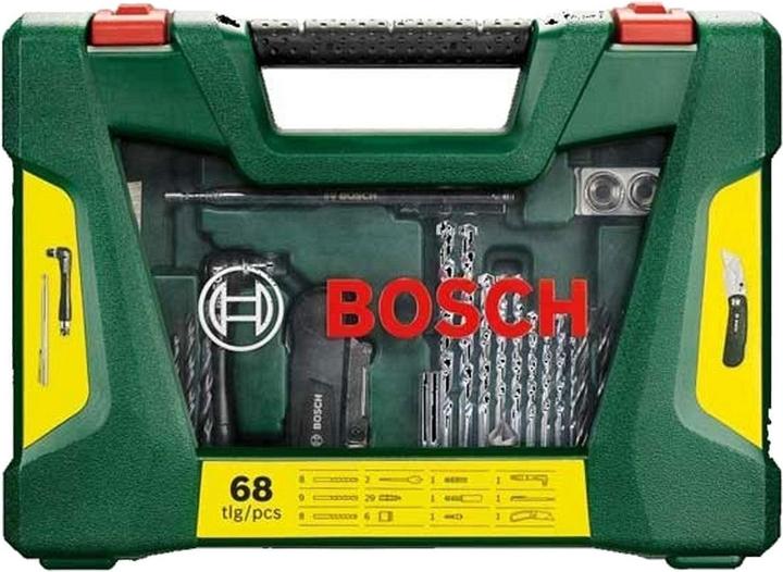 Produktbild Bosch Zubehör V-Line Box, Bohrer- und Bit-Set, 68-teilig, Klappmesser, Magnetstab, Winkelschr. (10 Millimeter, 16 Millimeter, 2 Millimeter, 3 Millimeter, 4 Millimeter, 5 Millimeter, 6 Millimeter, 8 Millimeter, 9 Millimeter, bis 20 Millimeter)