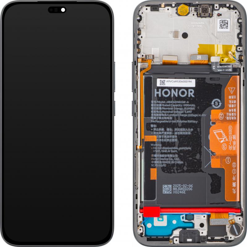 Honor Display Unit für 400 Lite, with Battery, Velvet Black, Pezzi di ricambio per dispositivi mobili