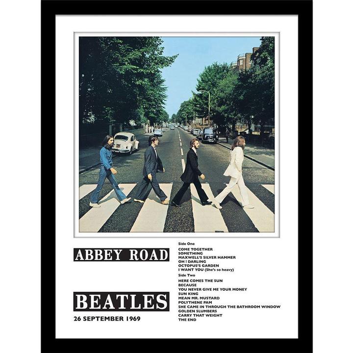 Produktbild The Beatles Eingerahmter Druck Abbey Road (40 x 30 cm)