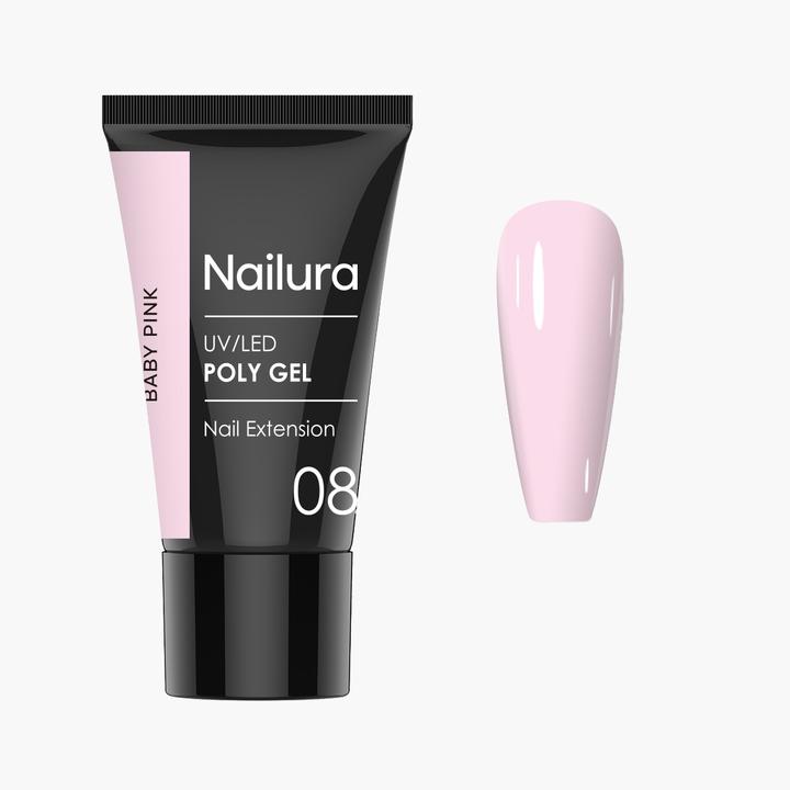 Nailura - Poly Gel 8 - Baby Pink - 30 ml (30 ml)