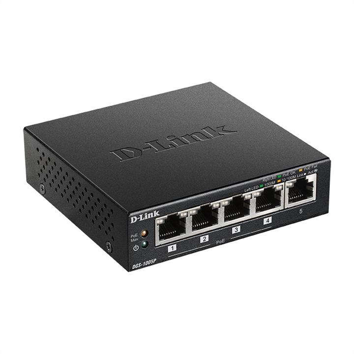 Produktbild D-Link DES-1005P/E (5 Ports)