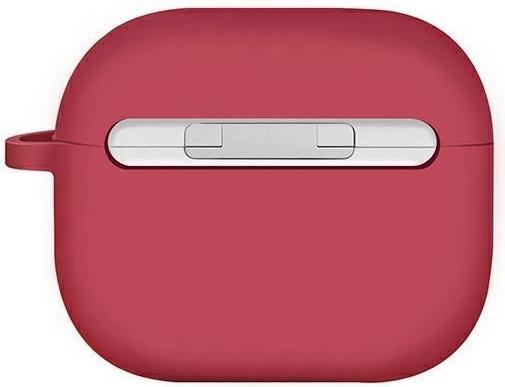 Produktbild Uniq etui Nexo AirPods 3 gen + Ear Hooks Silicone czerwony/coral (Kopfhörer Tasche)