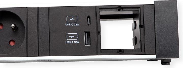 Produktbild Bachmann Power Frame M 2xUTE 916.5281xUSB A&C 22W 1xCM 0.2m GST18 (2x, CEE 7/3, CEE 7/5)