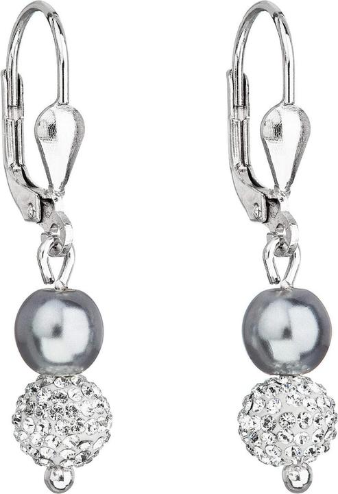 Immagine prodotto Evolution Group Splendidi orecchini in argento con cristalli Preciosa 31244.3 (L)