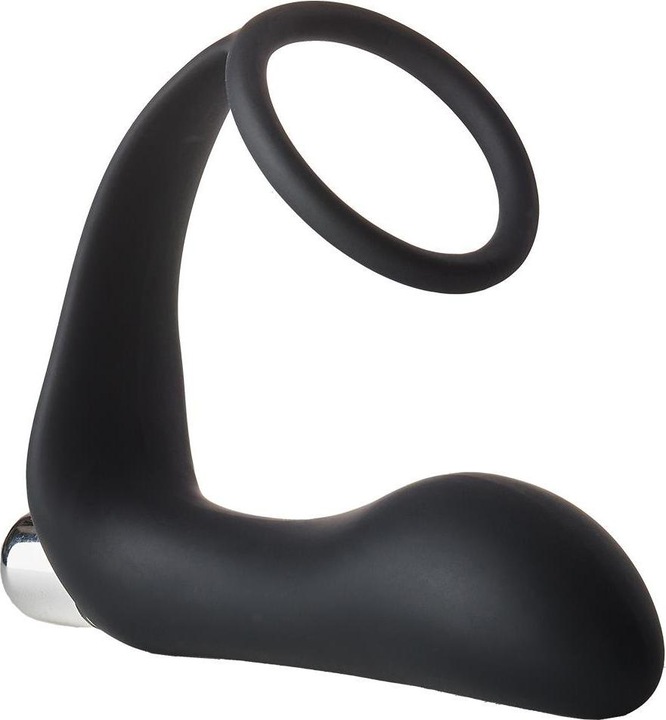 Dreamtoys FANTASSTIC Vibrating Anal Plug with COCKRING Black