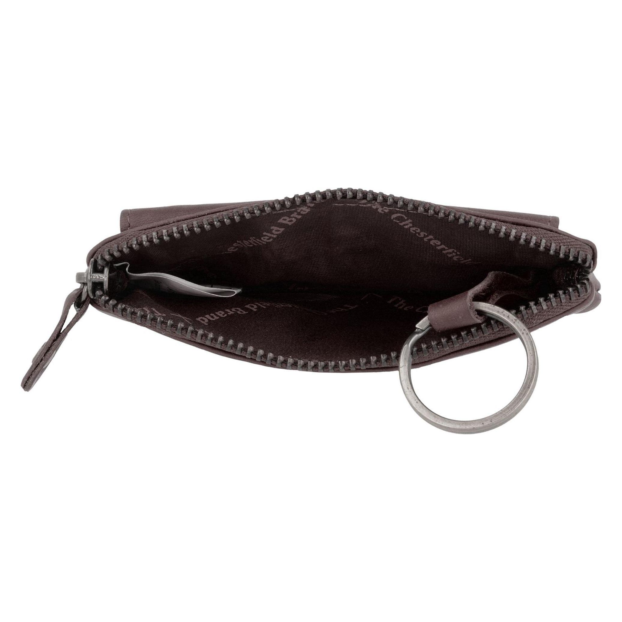 The Chesterfield Brand, Portemonnaie, Oliver Schlüsseletui Leder 12 Cm, Braun