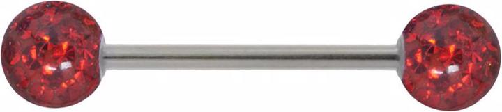 Image du produit Bijouteria Piercing langue (Acier chirurgical 316L, Cristallin, Résine époxy)
