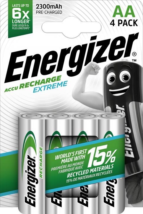 Image du produit Energizer Recharge extrême (4 pcs, AA, 2300 mAh)