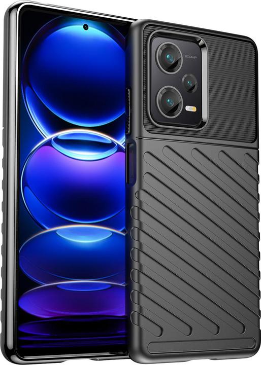 Image du produit Hurtel Thunder Case étui pour Xiaomi Redmi Note 12 Pro+ silicone armor case noir (Xiaomi Redmi Note 12 Pro+)