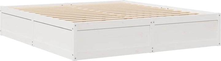 Actual product image vidaXL Bett mit Regal (200 x 200 cm)