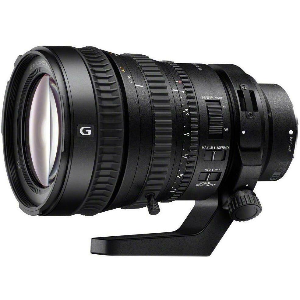 Sony FE PZ 28-135mm f/4 G OSS, E-Mount (Sony E, Vollformat), Objektiv, Schwarz