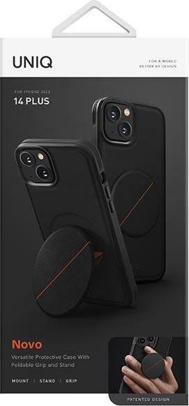 Produktbild Uniq etui Novo iPhone 14 Plus 6,7" czarny/midnight black (Apple iPhone 14 Plus)