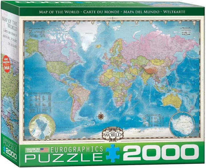 Produktbild Eurographics Map of the World (2000 Teile)