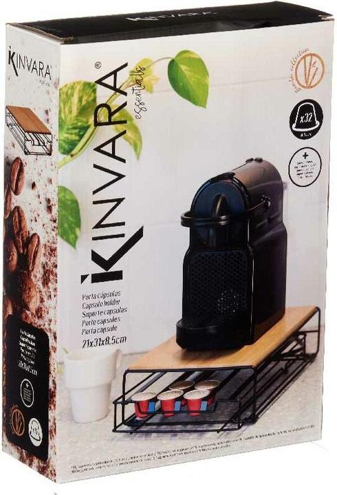 Produktbild Kinvara Bambus-Metallständer 32 Kapseln