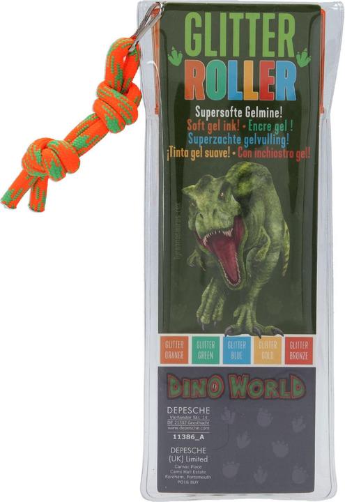 Produktbild Depesche Farbstifte Dino World 5-teilig (Grün, Gold, Bronze, Orange, 5 x)