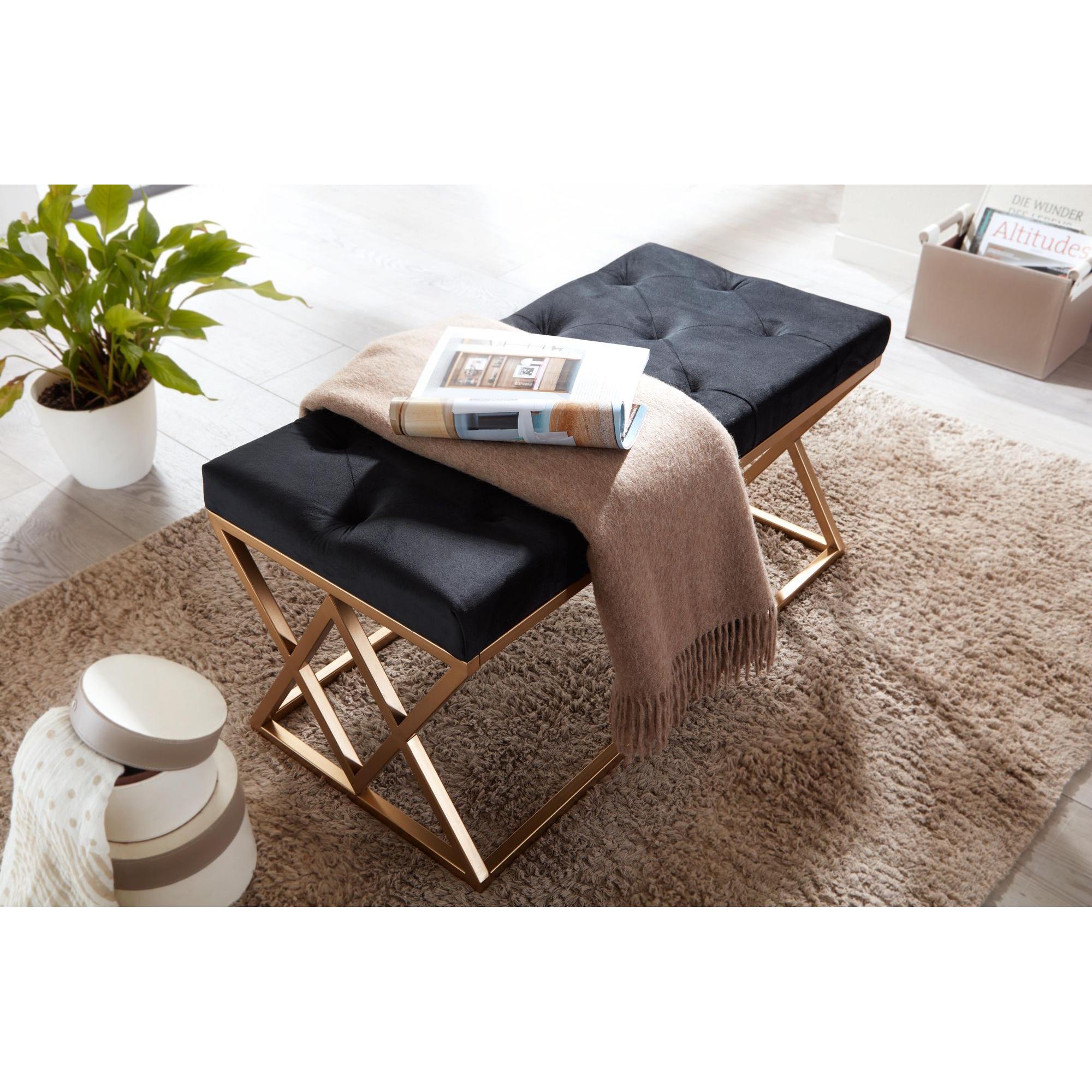 Thumbnail - Wohnling, Sitzbank, Samt (90 cm)