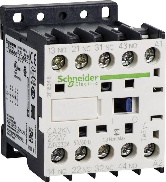 Actual product image Schneider Electric Auxiliary contactor, 2S+2Ö, 110V 50/60Hz, with CA2KN22F72