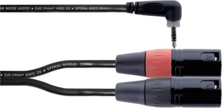 Image du produit Cordial EY 1 WRMM XLR Y-Adapter (1x Klinkenstecker 3.5 mm - 2x XLR-Stecker 3 pol