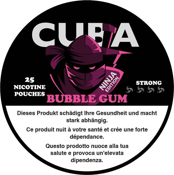 Cuba Bubblegum (Nicotine Pouches, 30 mg)