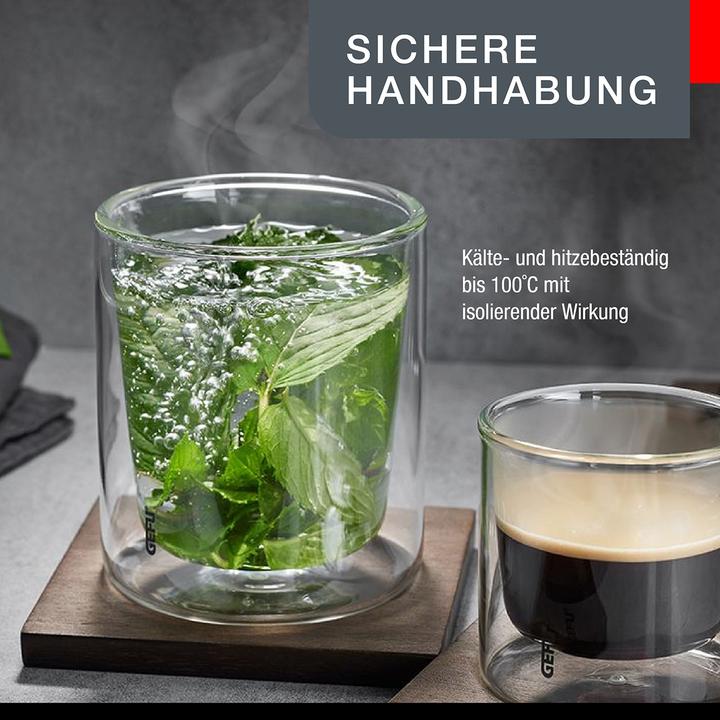 Produktbild GEFU Thermoglas 'Mira' 2er Set (0.24 l, 2 x)