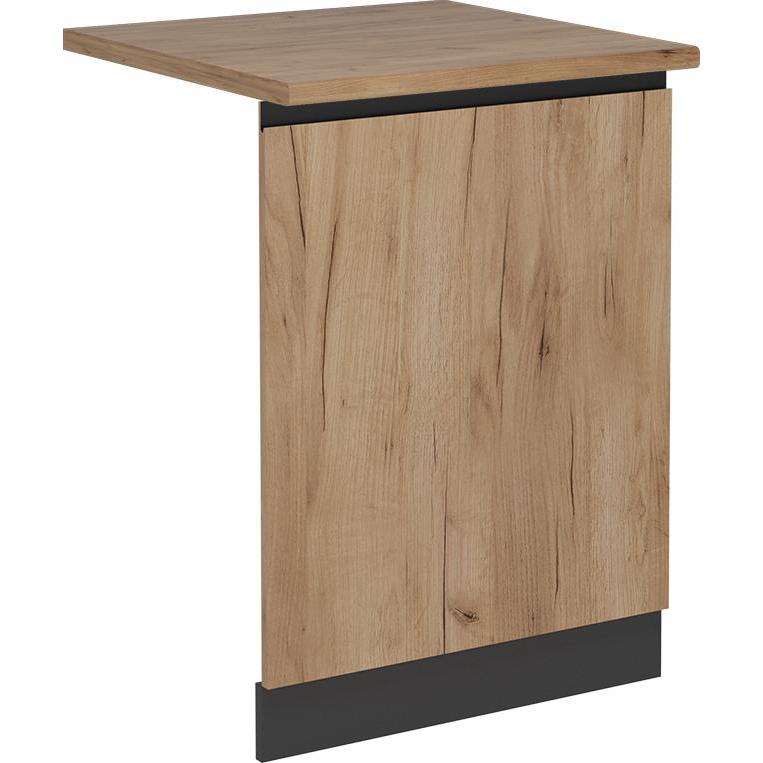Vichy R-Line, Goldkraft Eiche/Anthrazit, 60 cm, AP Eiche, Geschirrspüler Zubehör, Gold