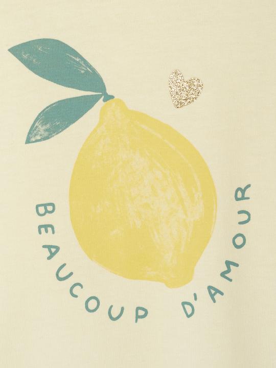 Actual product image Vertbaudet Bio-Kollektion: Baby T-Shirt mit Volantärmeln und Frucht-Motiv (68)