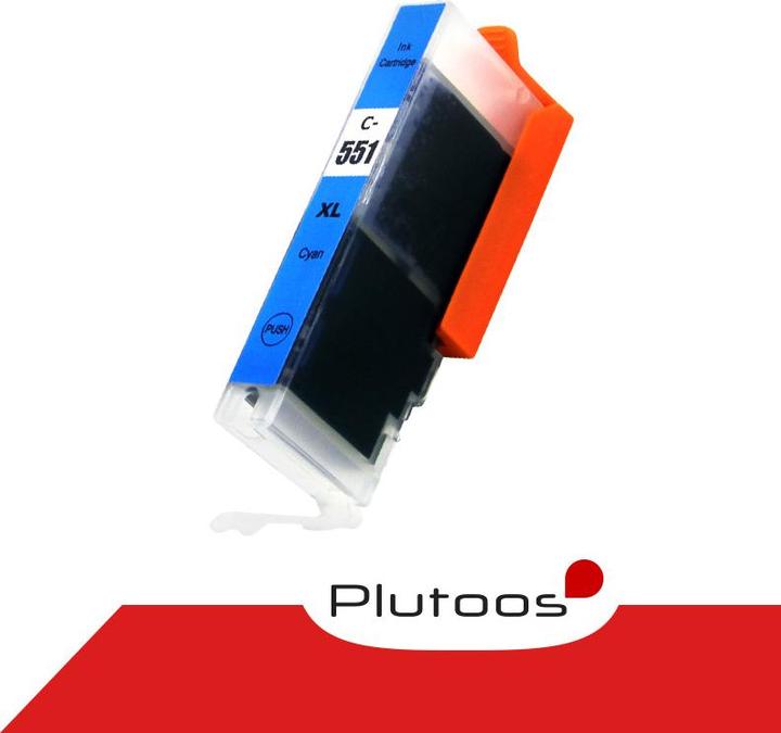 Produktbild Plutoos Canon CLI-551 C Patrone XXL kompatibel, Cyan (C)