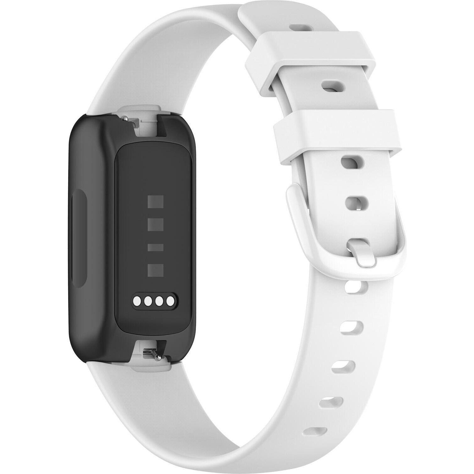 Thumbnail - Strap-it Armband (Silikon, Inspire 3), Uhrenarmband, Weiss