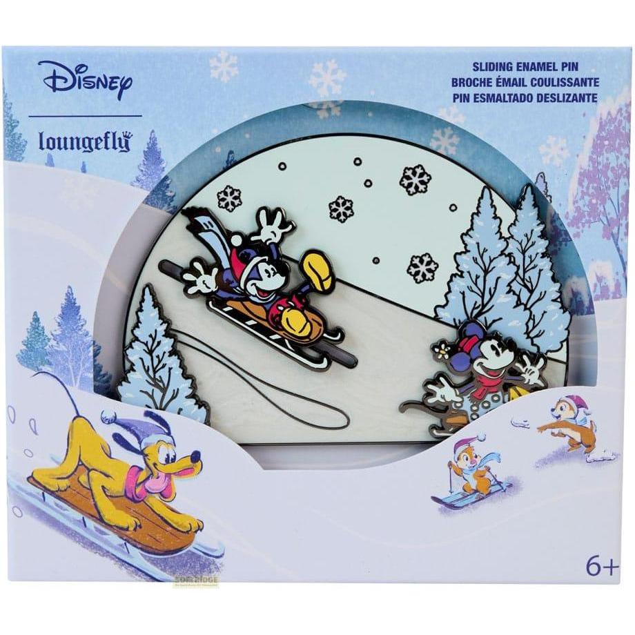 Loungefly, Anstecknadel, Disney by Ansteck-Pins Mickey and friends Winter Wonderland 3" Limited Edition 8 cm