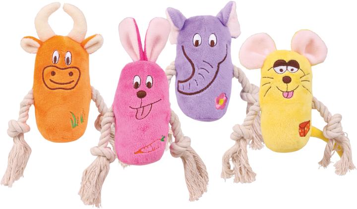 Produktbild Trixie Tiere mit Tau Plüsch 13cm (Apportieren)
