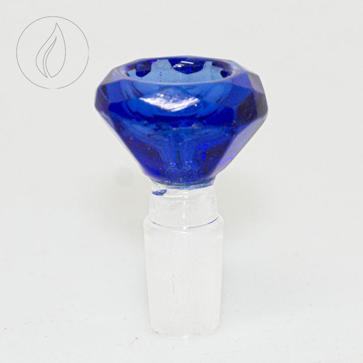 Produktbild BestV Glaskopf Blau 18er Schliff