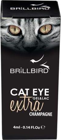 BrillBird Cat Eye Extra Champagne 4ml (Champagne extra, Smalto per unghie effetto gel)