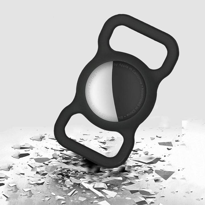 Produktbild Deltalabs AirTag Silikon Case Hülle Halsband Halterung für Haustiere