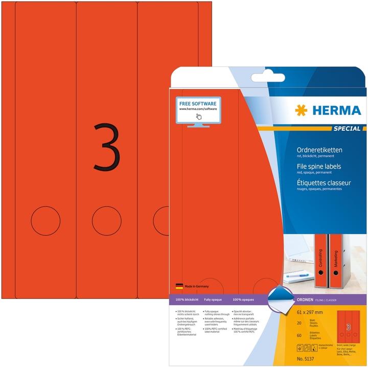 Image du produit HERMA Étiquettes de classement A4