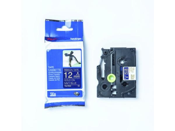 Produktbild Brother TZe-RN34 (1.20 cm, Gold, Blau)