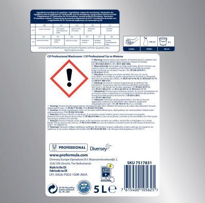 Actual product image Cif 7517831 Bathroom/toilet cleaner canister liquid cleaner