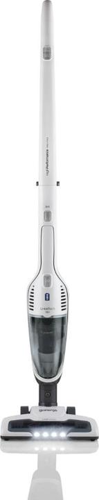 Gorenje SVC180FW Vacuum cleaner, Handstick 2in1, Operating time 50 min, Dust container 0.6 L, Chargi