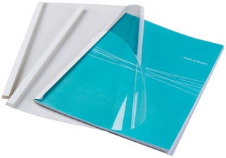 Actual product image Fellowes 100 pcs. Thermal Binding Folders Standard, 1.5mm