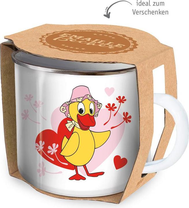 Actual product image Our Sandman enamel mug Schnatterinchen (300 ml)