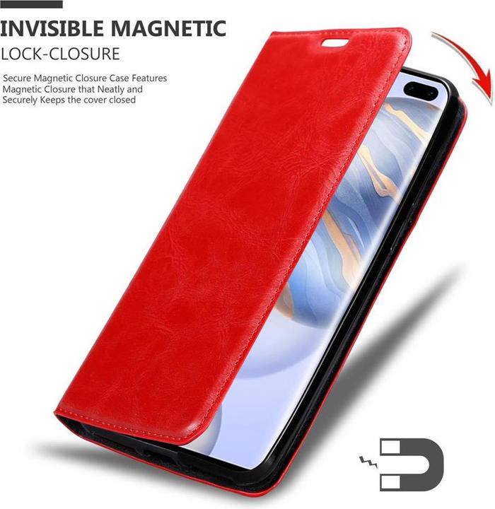 Actual product image Cadorabo Book Invisible Magnet Cover (Honor 30 Pro)
