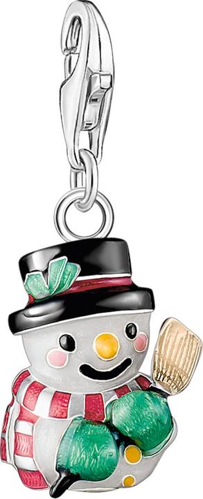 Produktbild Thomas Sabo Schneemann-Charm (Kaltemail, Recyceltes 925 Silber)