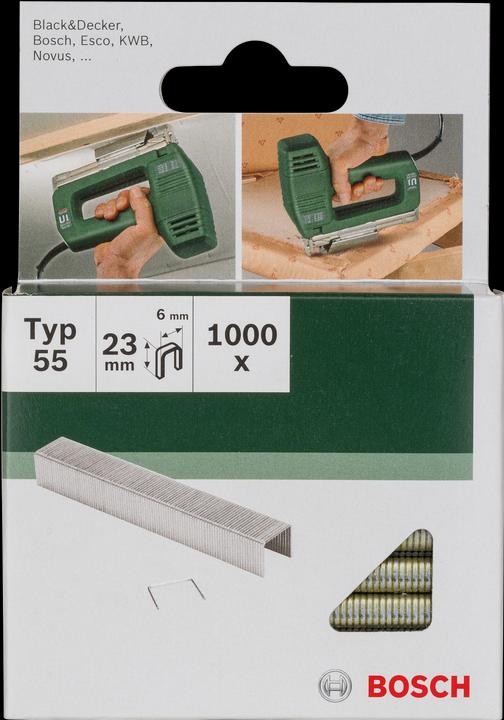 Image du produit Bosch Zubehör Agrafe type 55 1000 pcs. Access