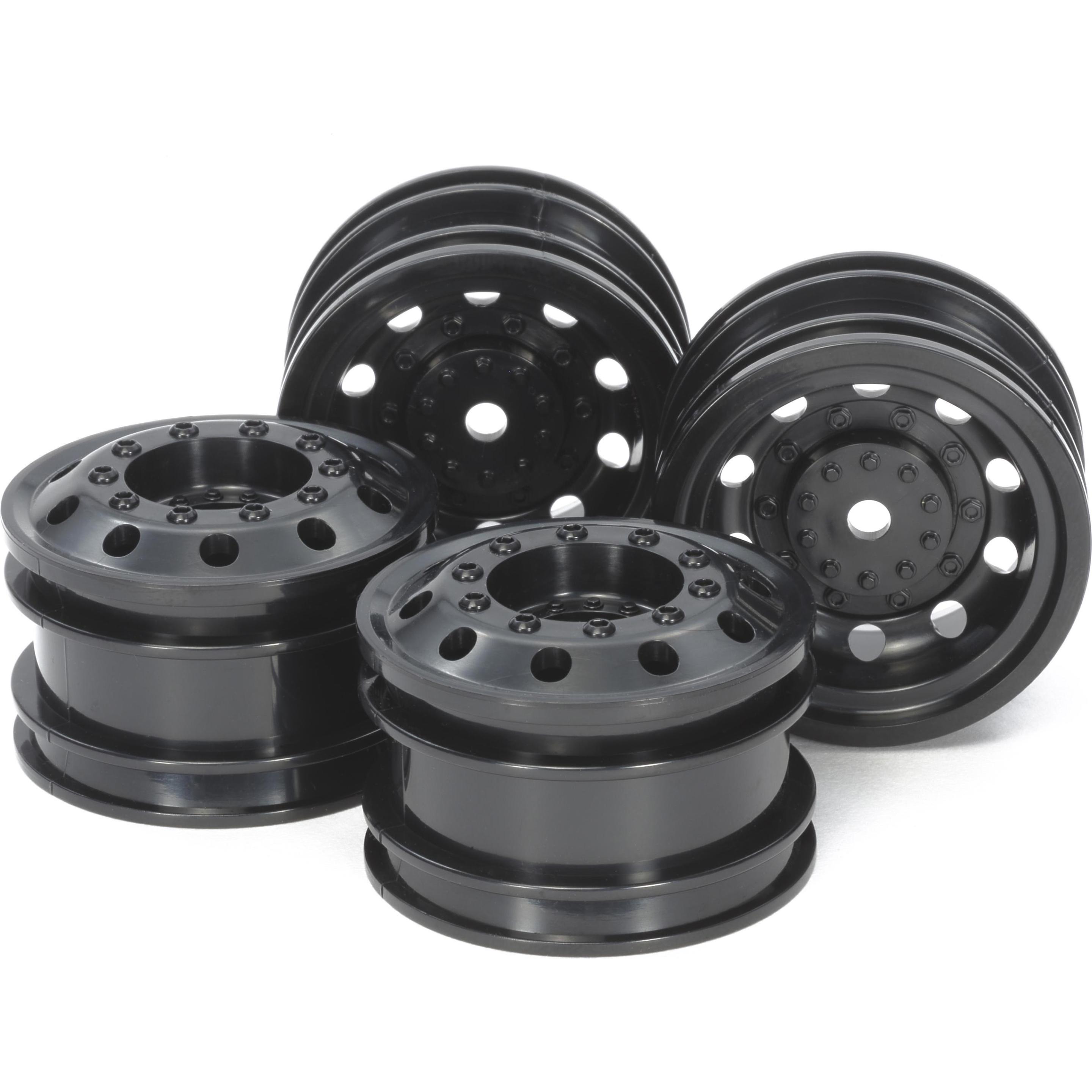 Tamiya On Road Racing Truck Wheels nero (2+2)