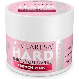 Claresa, Nail art + Unghie finte, Hard & Easy Building Gel French Pink 45g (Unghie artificiali, Pink)